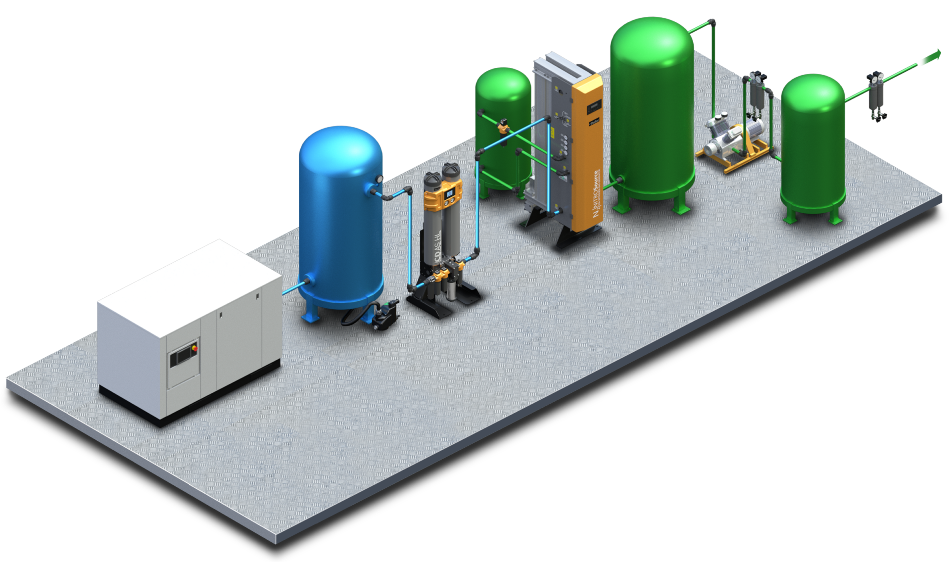 NITROSource CDAS HL with Air Cylinder